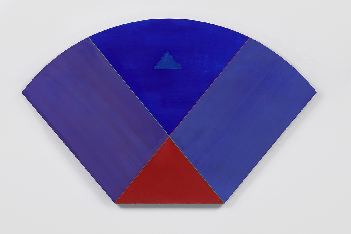 'VIEW_3A_03', 2018. Pigment and acrylic on wood. 25.5 × 36 inches.
